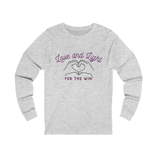 Unisex Love and Light Long Sleeve Tee