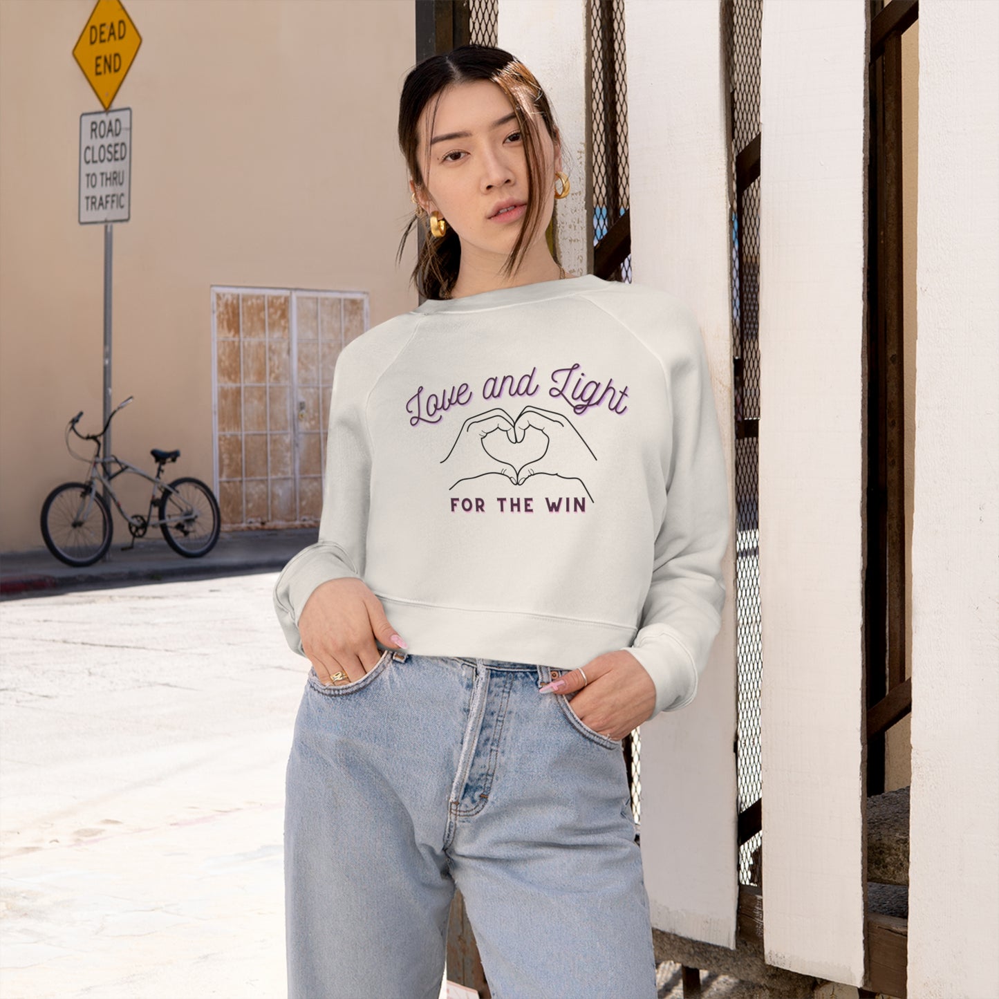 Women's Love and Light Crop Top