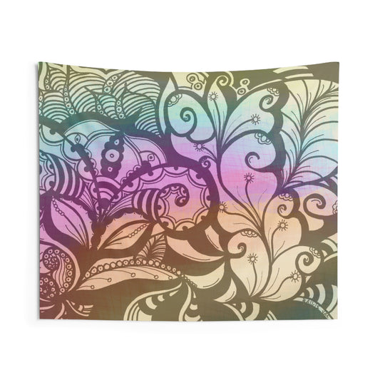 Blooming Finesse Tapestry (color)