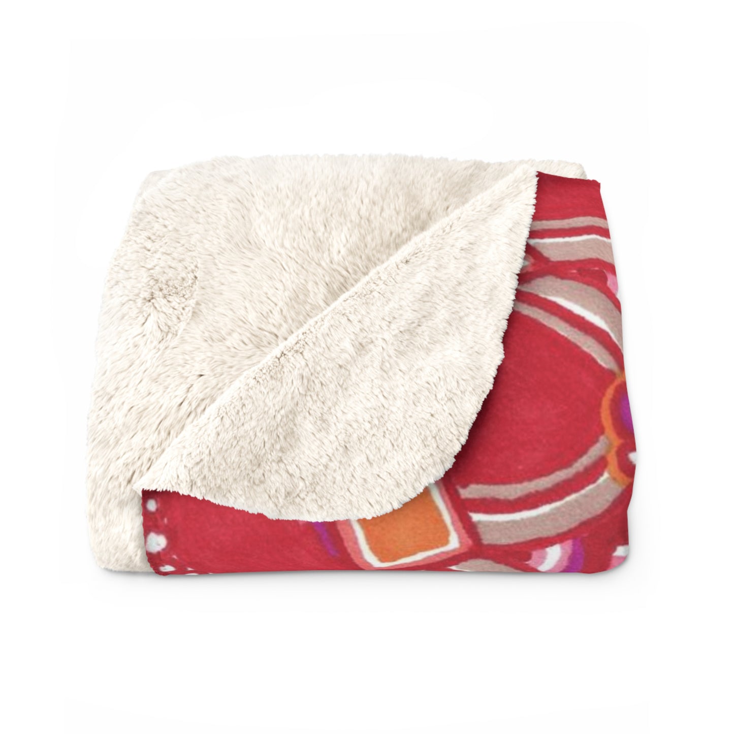 Whimsical Weavings Sherpa Fleece Blanket